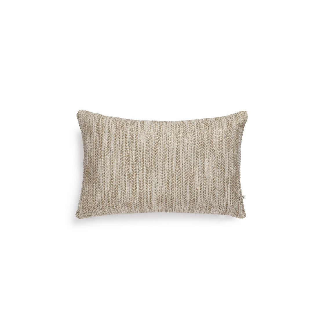 Scapa Home buitenkussen â€˜Pula' chevron patroon in zand 40 x 60 cm