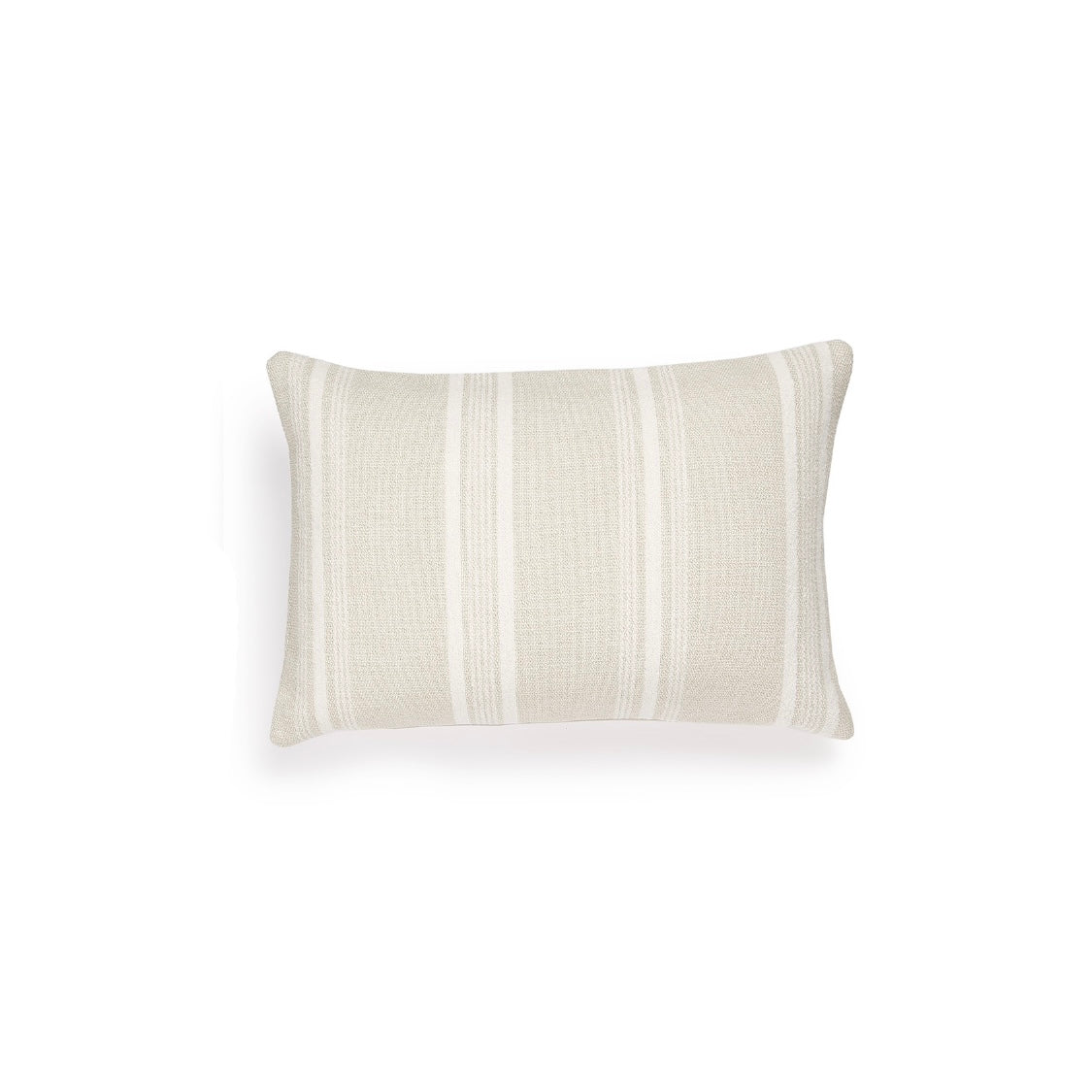 Scapa Home langwerpig buitenkussen â€˜Mateoâ€™ beige met multi witte streep 40 x 60 cm