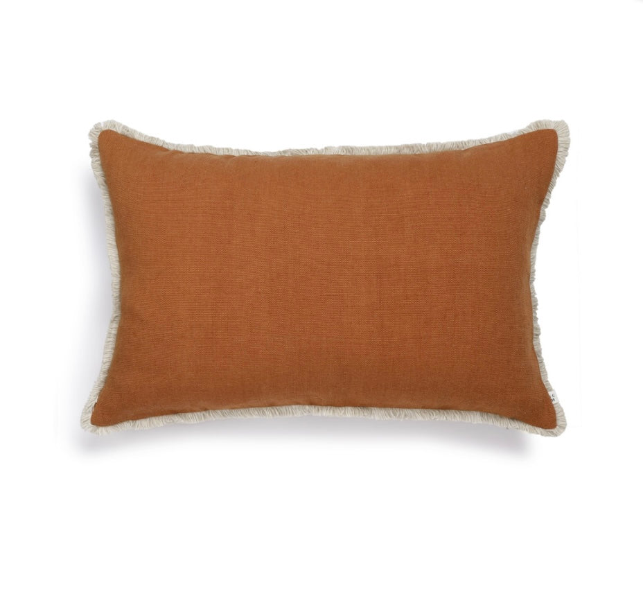 Scapa Home rectangular decorative cushion 'Como' in amber 40 x 60 cm