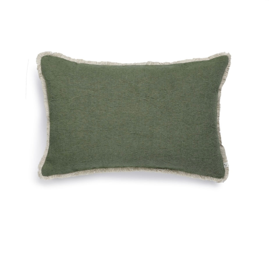 Scapa Home langwerpig sierkussen ‘Como’ in groen 40 x 60 cm Scapa Home langwerpig sierkussen ‘Como’ in groen 40 x 60 cm