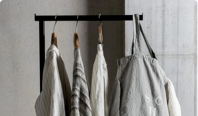 Luxury clothing racks