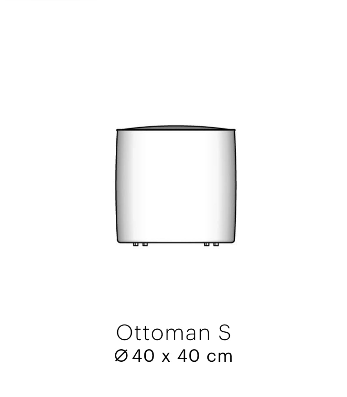 Scapa Home rond poefje ‘Fred’ S in bruin canvas Scapa Home rond poefje ‘Fred’ S in bruin canvas