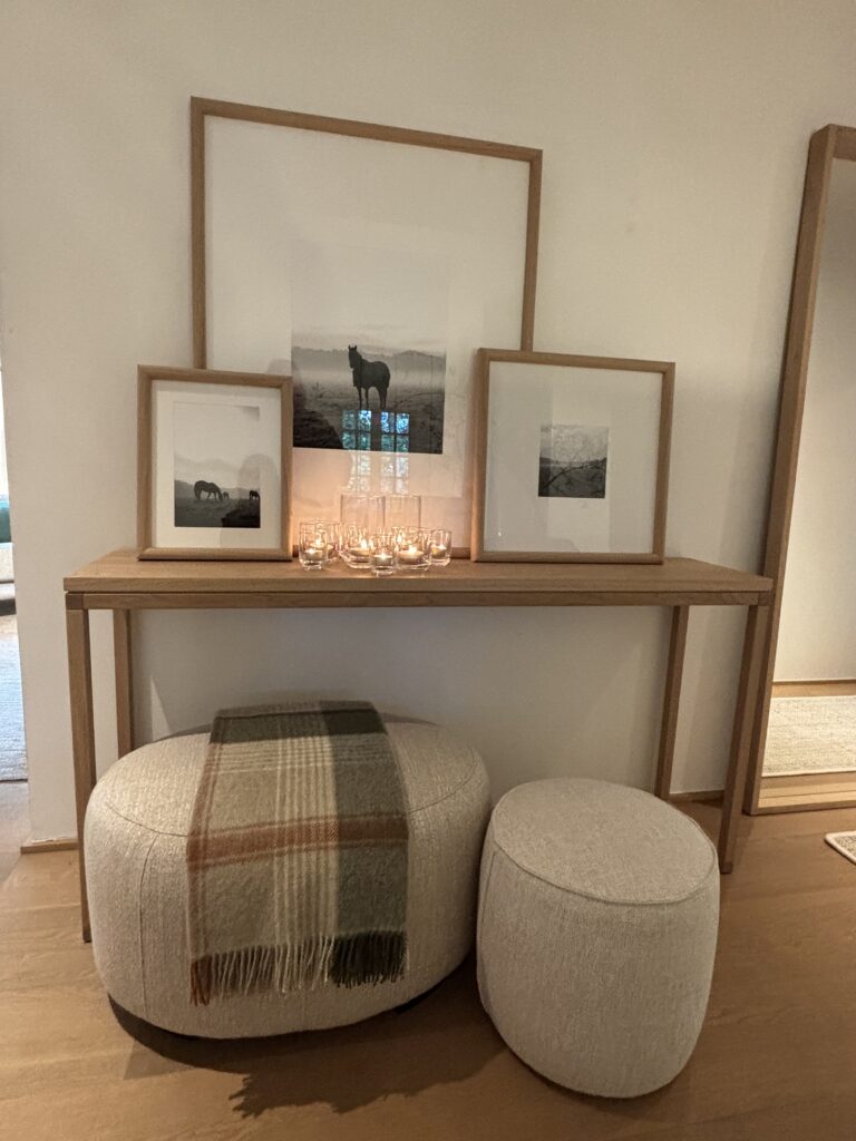 Scapa Home console vince in massief naturel eiken 160 x 34 x80 cm gestyled