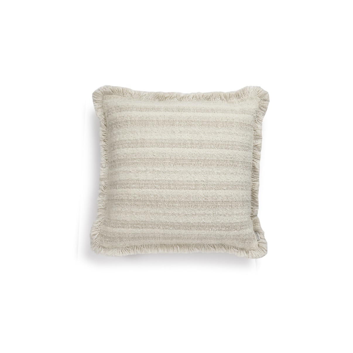 Scapa Home sierkussen ‘Rowan’ in gemeleerd kalkwit met franje 60 x 60 cm Scapa Home sierkussen ‘Rowan’ in gemeleerd kalkwit met franje 60 x 60 cm