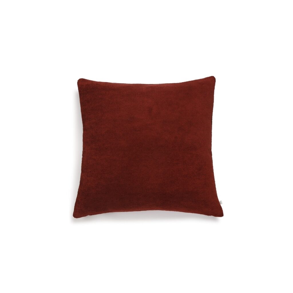 Scapa Home fluwelen sierkussen ‘Soho’ in wijnrood 60 x 60 cm