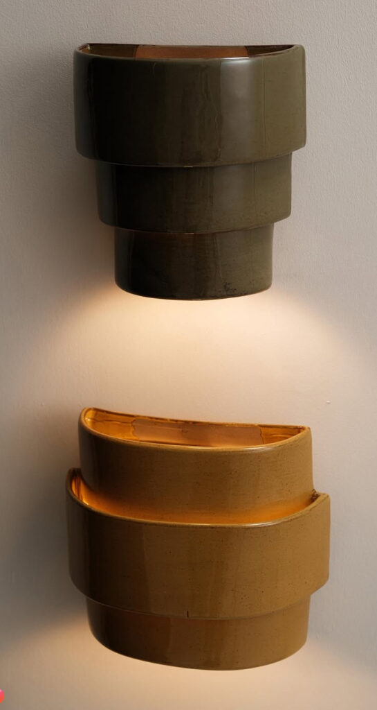 Keramieken wandlampen van Anita Le Grelle by Serax 'James' en 'Jim'