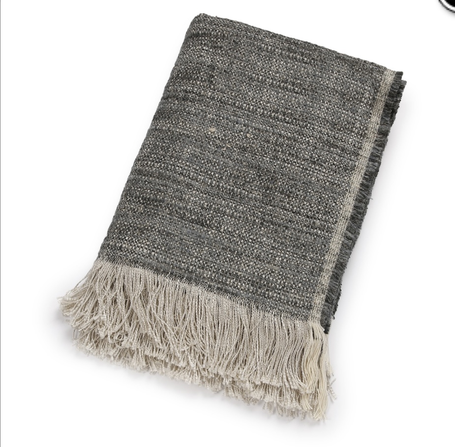 Scapa Home plaid ‘Causeway' in meteoriet grijs 140 x 200 cm