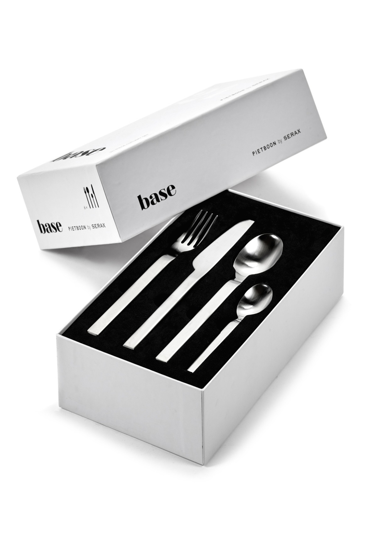 Serax by Piet Boon stalen bestekset 'Base' - 24 delig Serax by Piet Boon stalen bestekset 'Base' - 24 delig