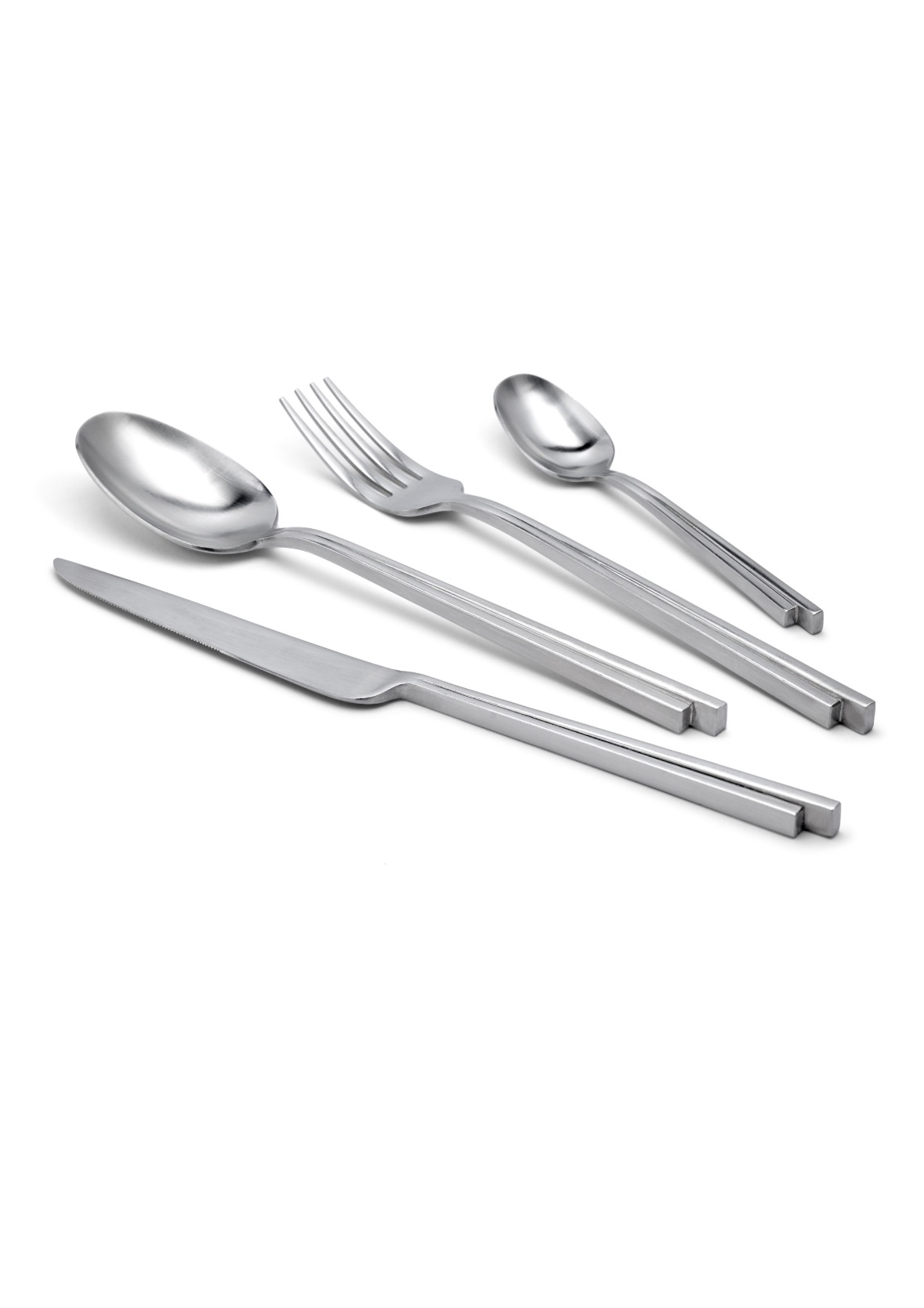 Serax by Kelly Wearstler stalen bestekset 'Dune' - 24 delig Serax by Kelly Wearstler stalen bestekset 'Dune' - 24 delig