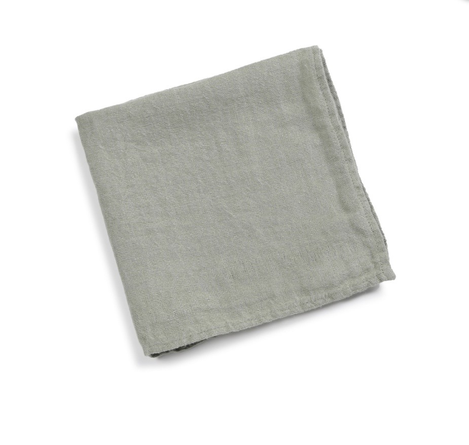 Scapa Home linnen servet 'Joan' in jade groen