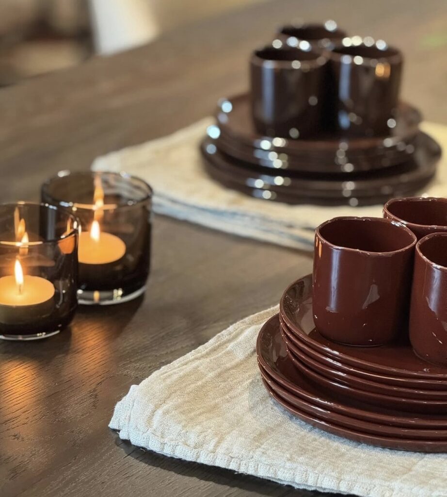 Scapa Home steengoed 'Peneda' servies in bordeaux